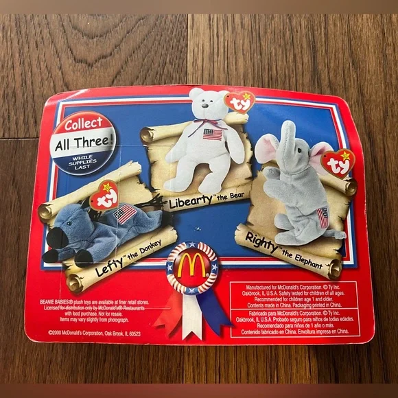 McDonalds American Trio beanie babies - Picture 8 of 10